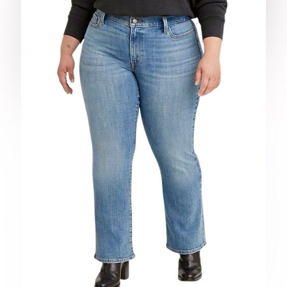 Levi's Denim - Levi’s 515 Bootcut Jeans in Light Blue Wash Women’s 14